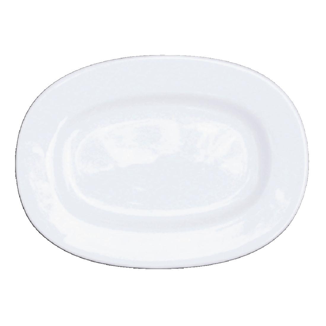 Churchill Alchemy Rimmed Oval Dishes 280mm