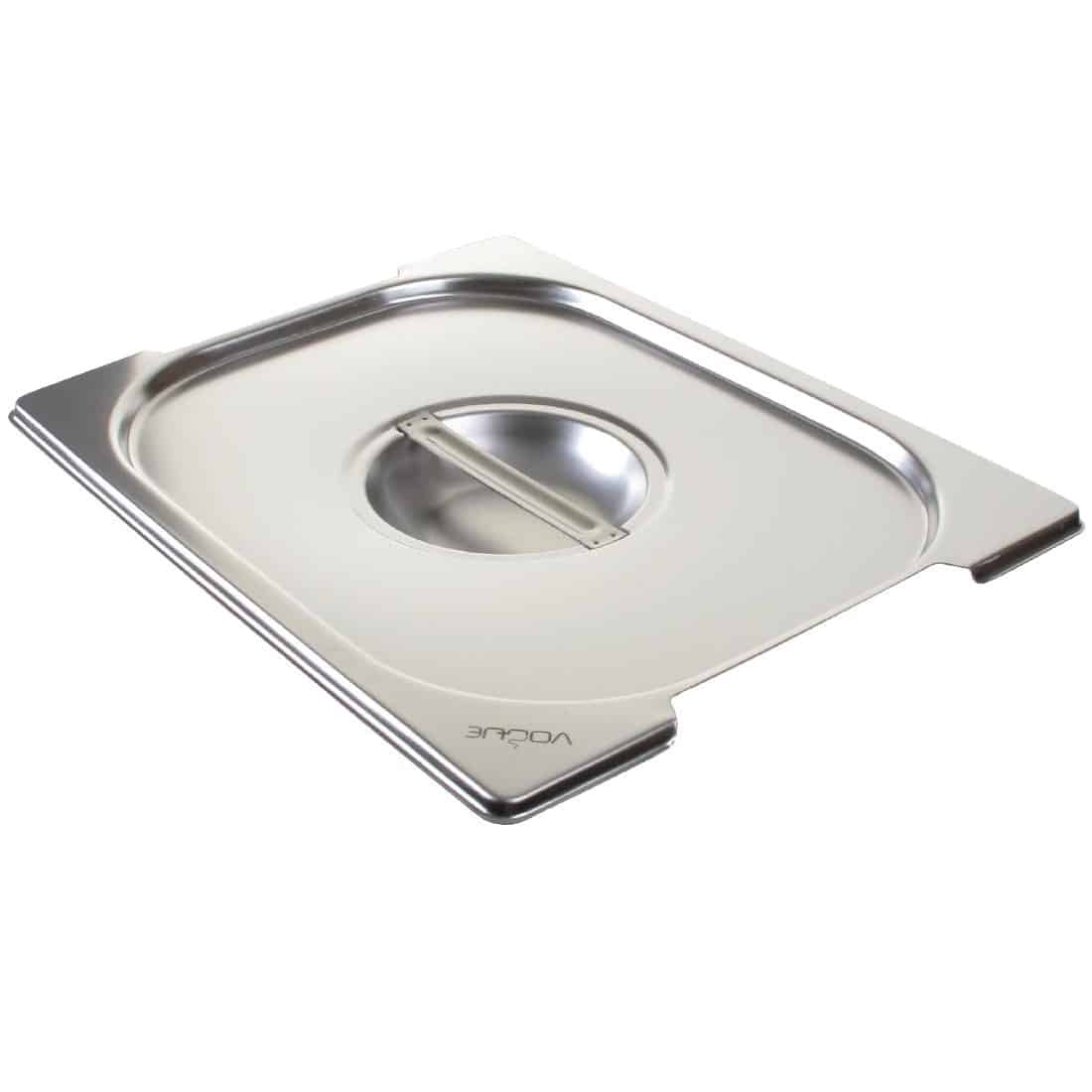 Vogue Stainless Steel 1/2 Gastronorm Handled Pan Lid