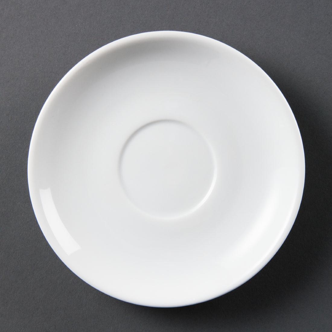 Olympia Whiteware Stacking Saucers