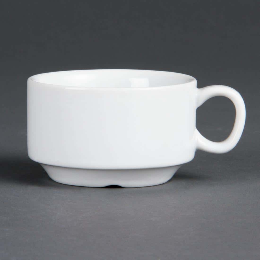 Olympia Whiteware Stacking Espresso Cups 85ml 3oz