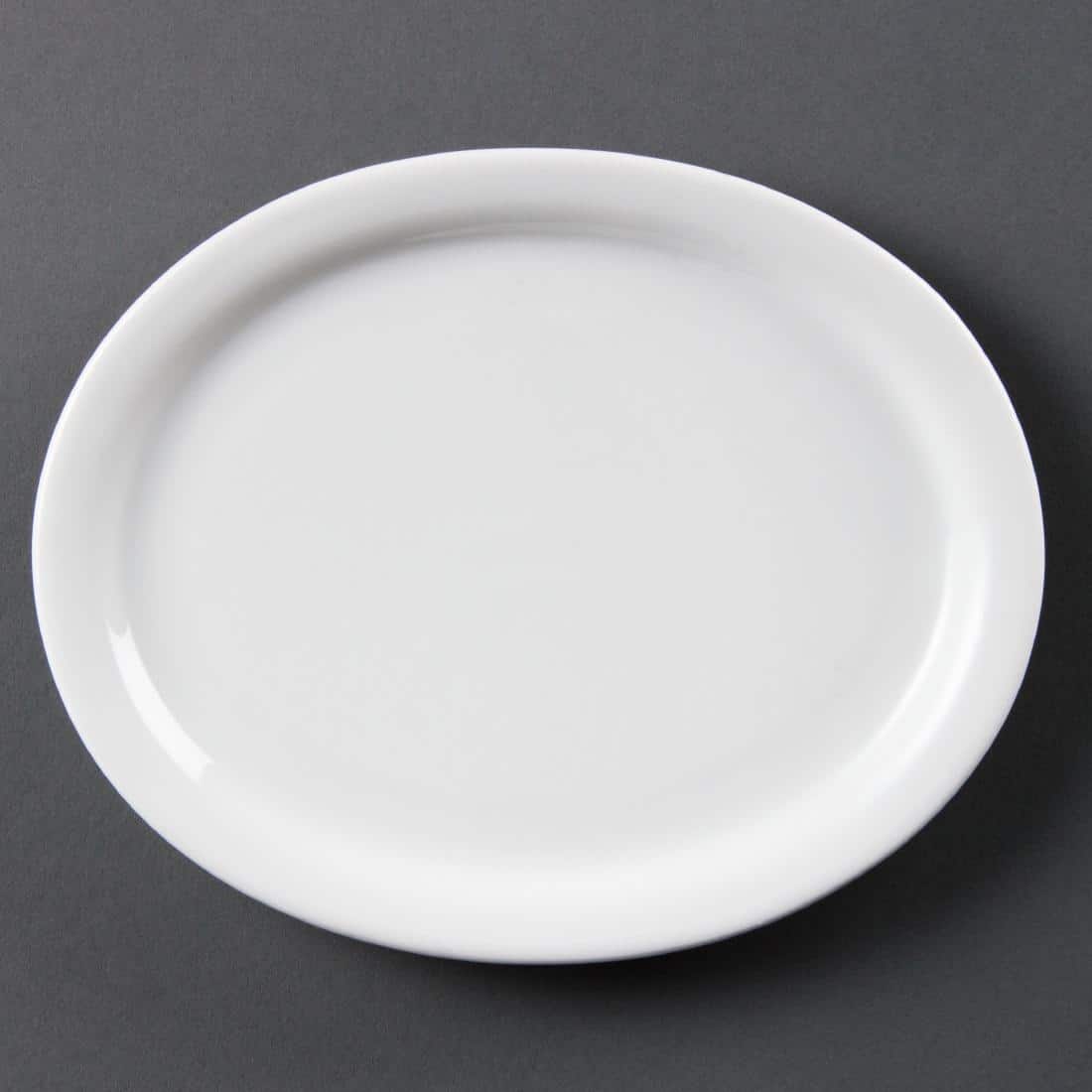 Olympia Whiteware Oval Platters 202mm