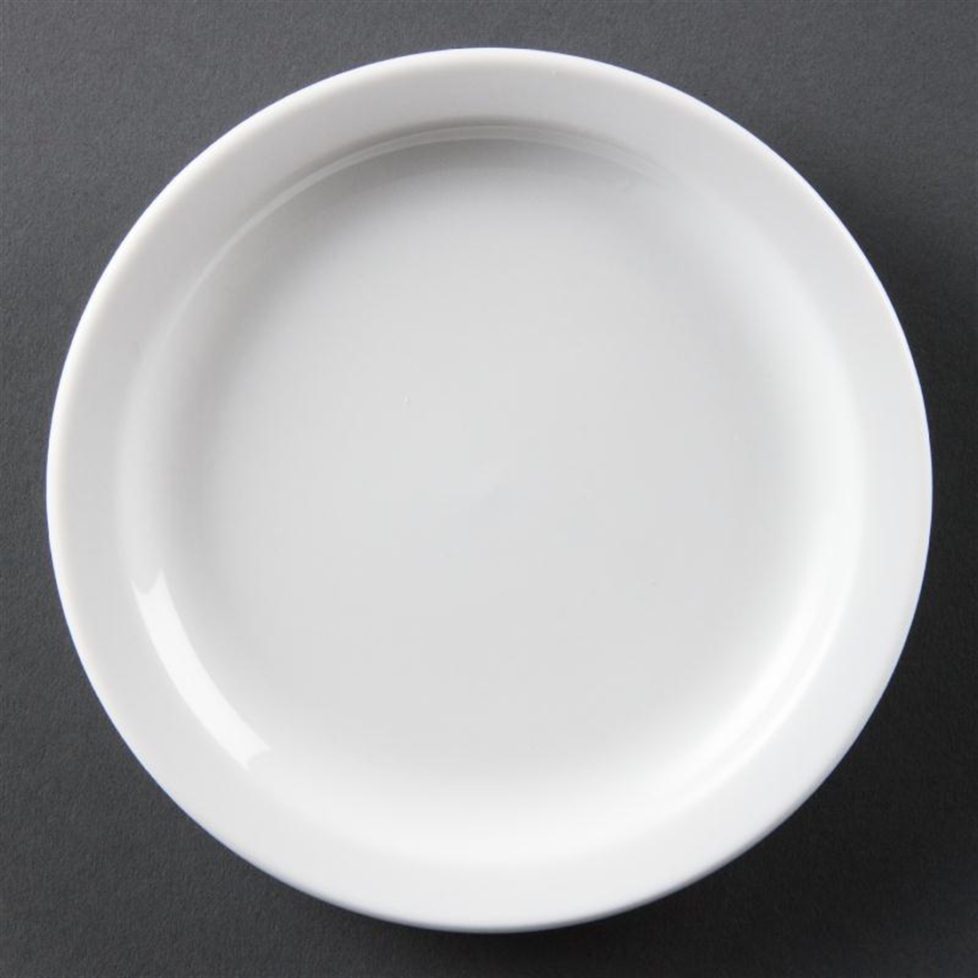 Olympia Whiteware Narrow Rimmed Plates 150mm