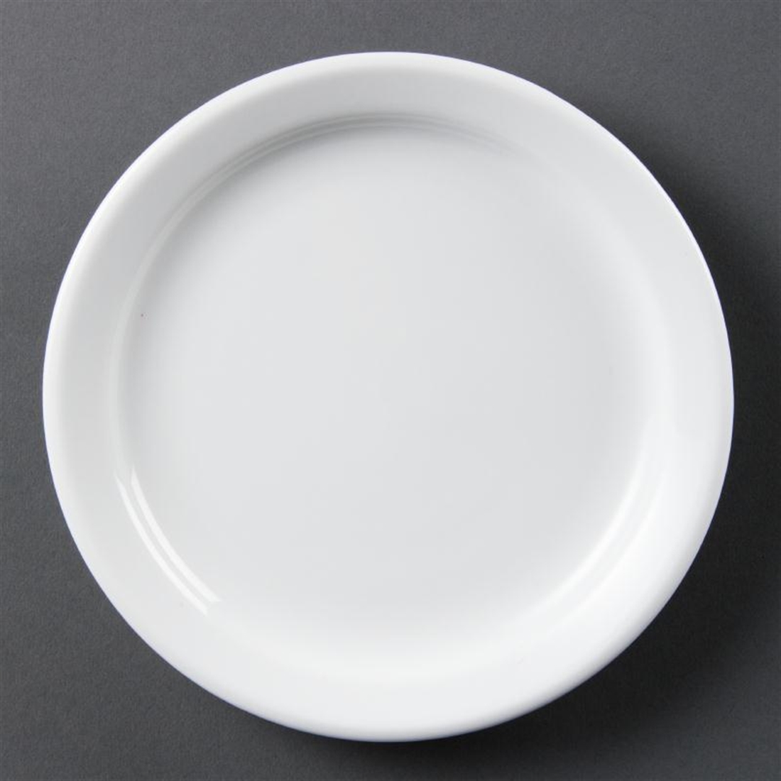Olympia Whiteware Narrow Rimmed Plates 180mm