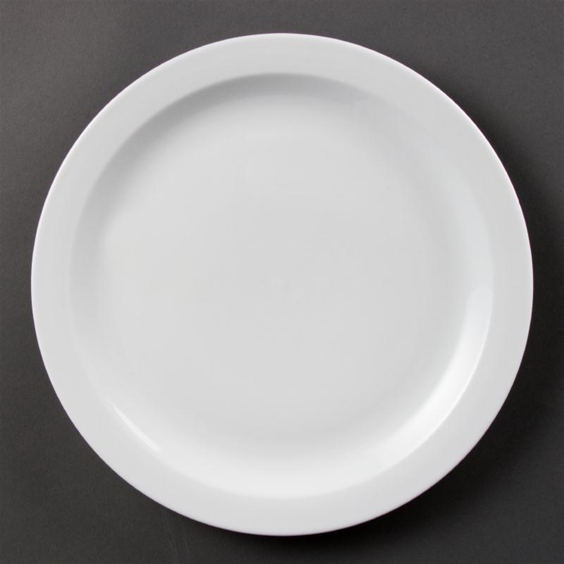 Olympia Whiteware Narrow Rimmed Plates 280mm