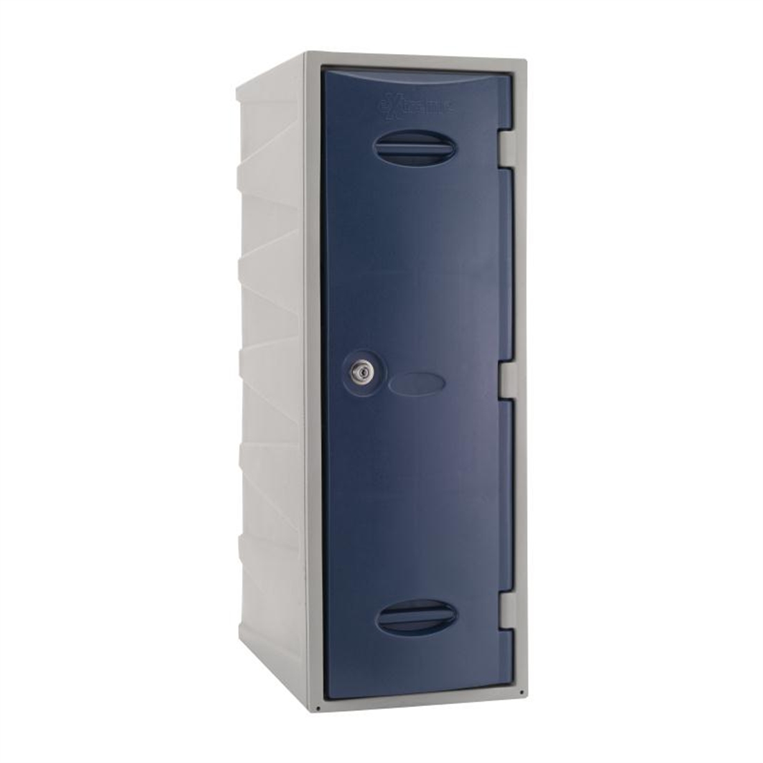 Extreme Plastic Single Door Locker Camlock Blue 900mm