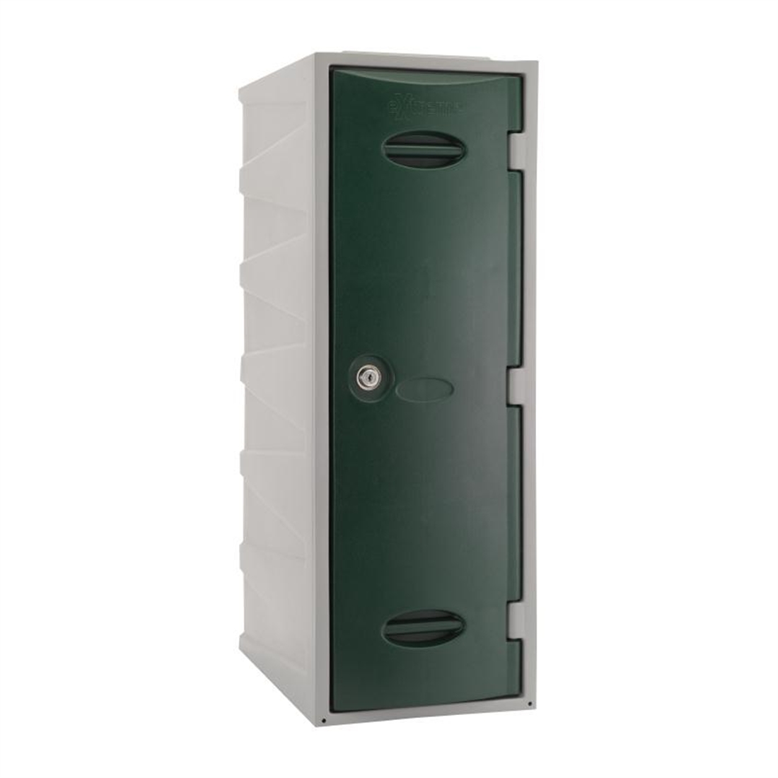 Extreme Plastic Single Door Locker Camlock Green 900mm