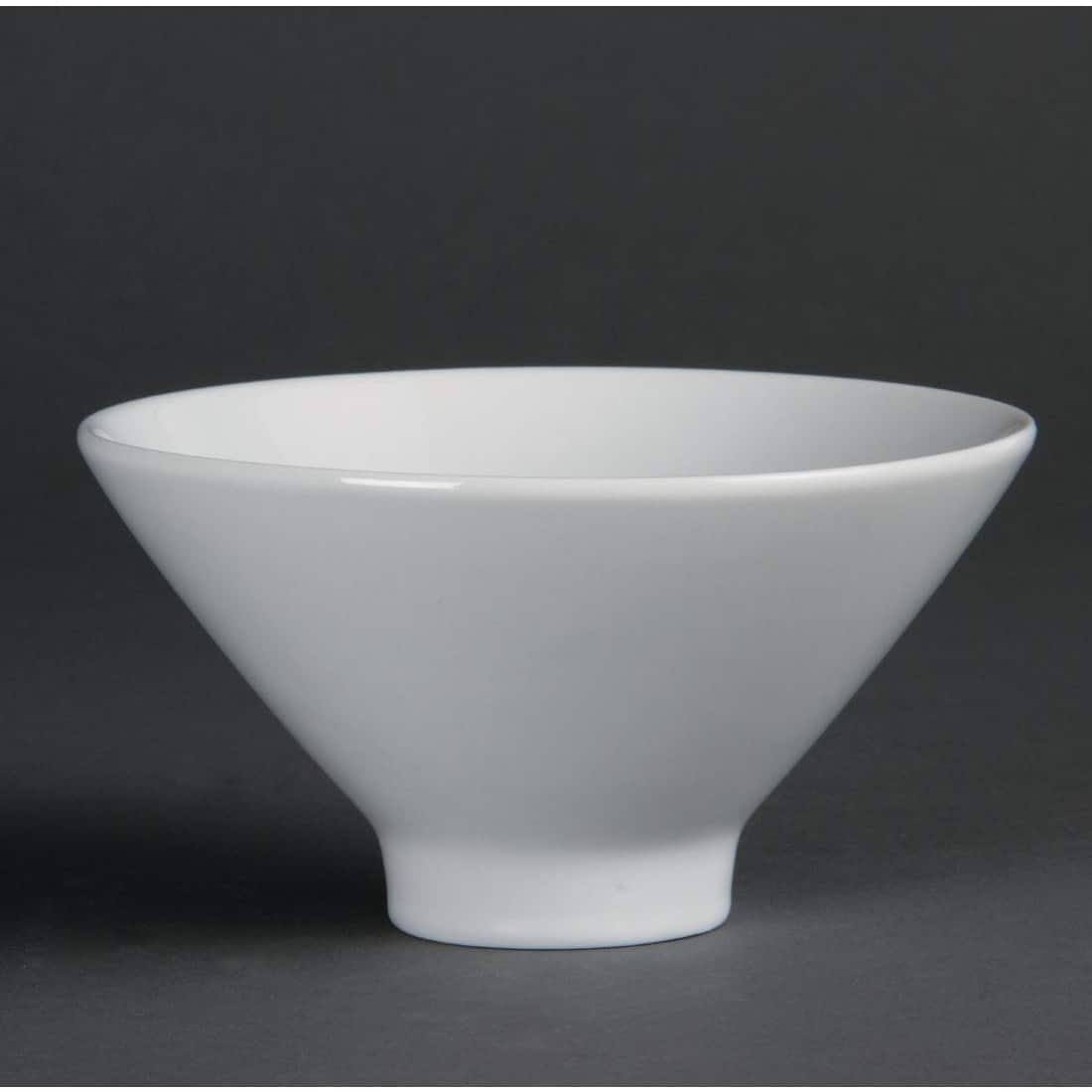 Olympia Whiteware Fluted Bowls 141mm