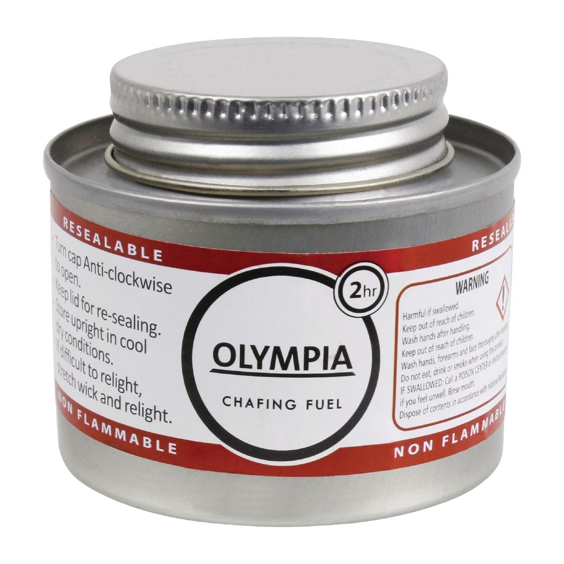 Olympia Liquid Chafing Fuel With Wick 2 Hour x 12