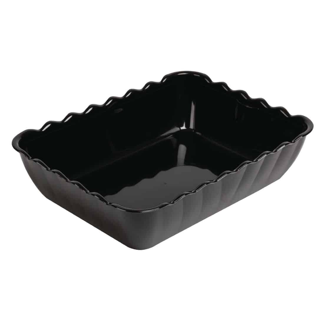 Kristallon Large Black Salad Crock