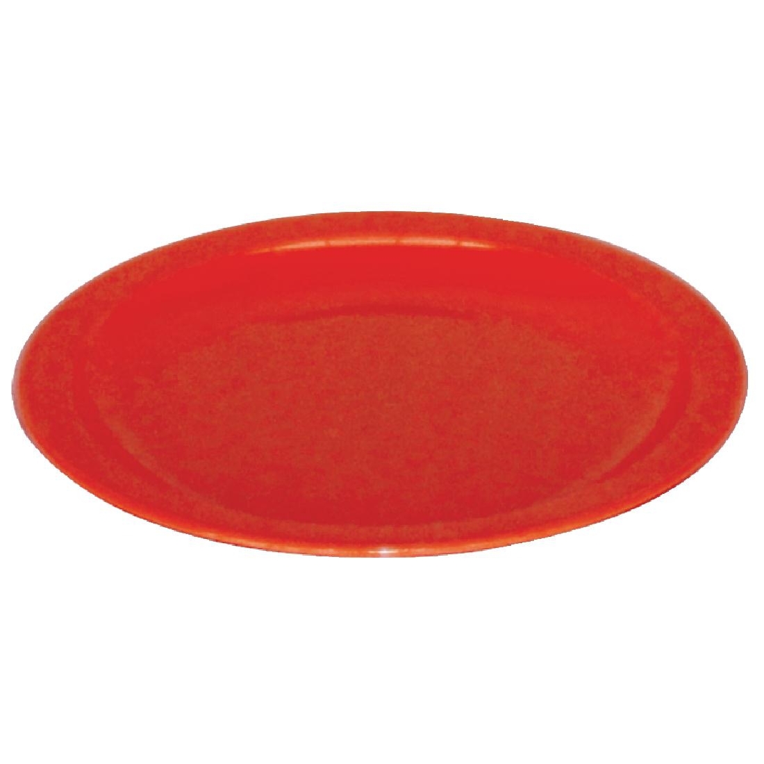 Kristallon Polycarbonate Plates Red 230mm