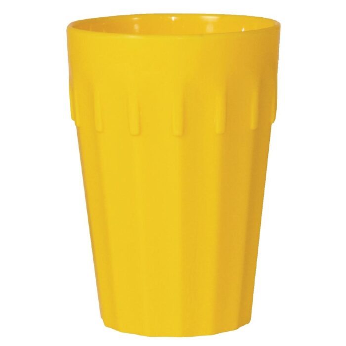 Kristallon Polycarbonate Tumblers Yellow 260ml