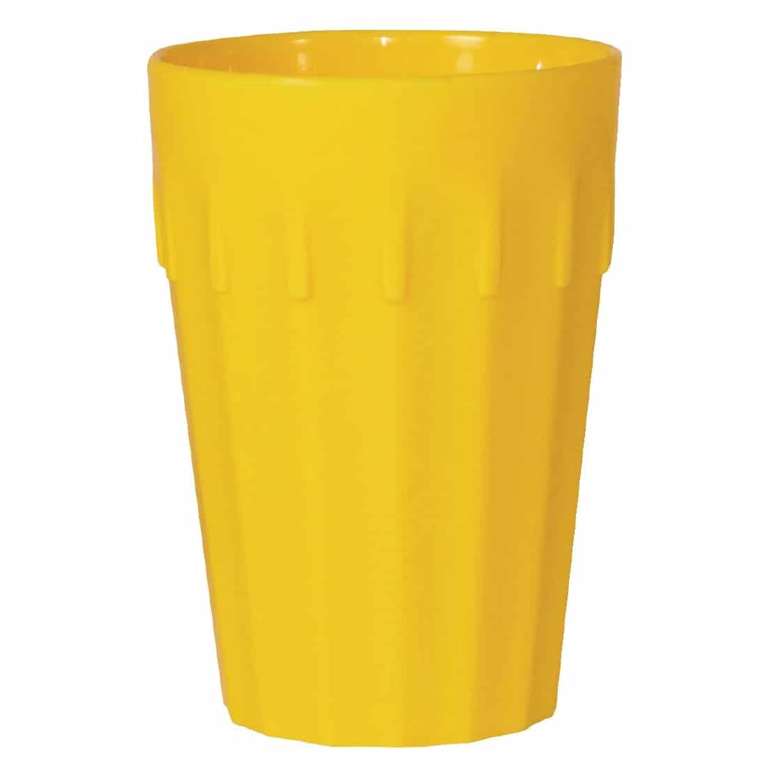 Kristallon Polycarbonate Tumblers Yellow 260ml