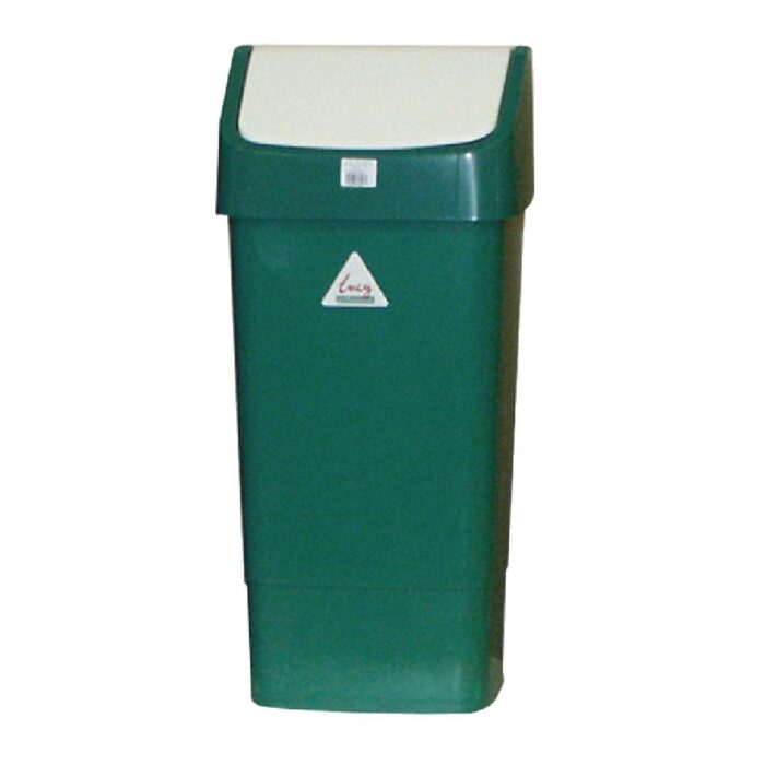 SYR Swing Lid Bin Green