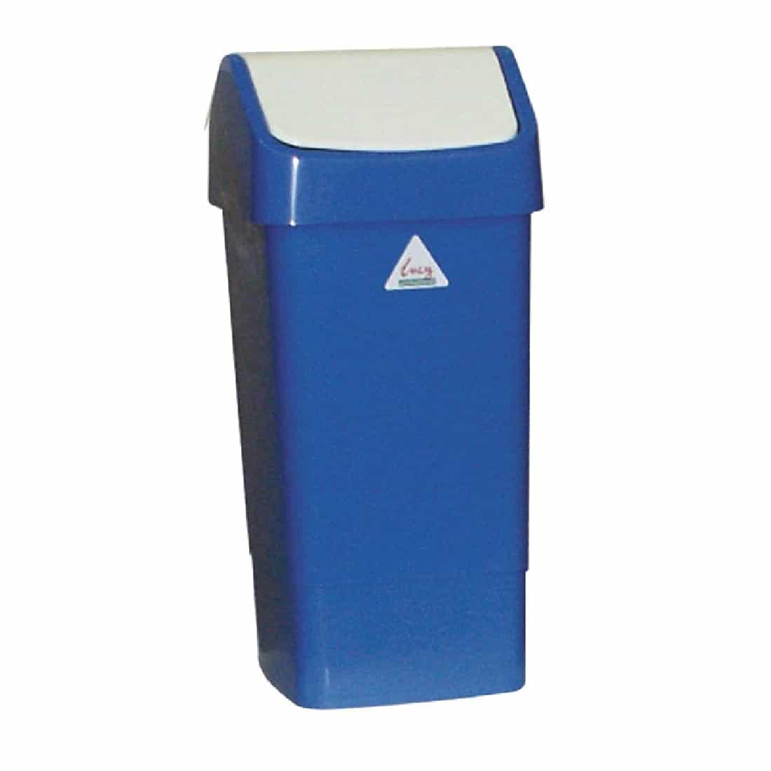 SYR Swing Lid Bin Blue