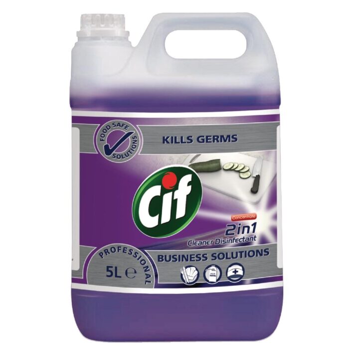 CIF Professional 2in1 Disinfectant 5 Litre (Pack of 2)