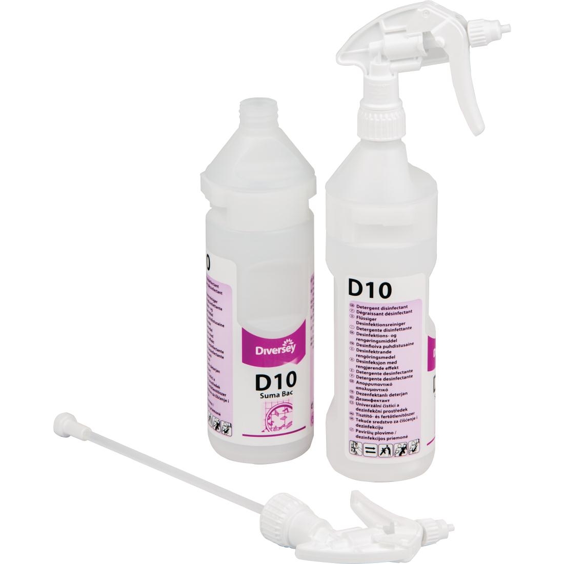 Divermite D10 Cleaner Disinfectant Refill Bottles 750ml (Pack of 2)