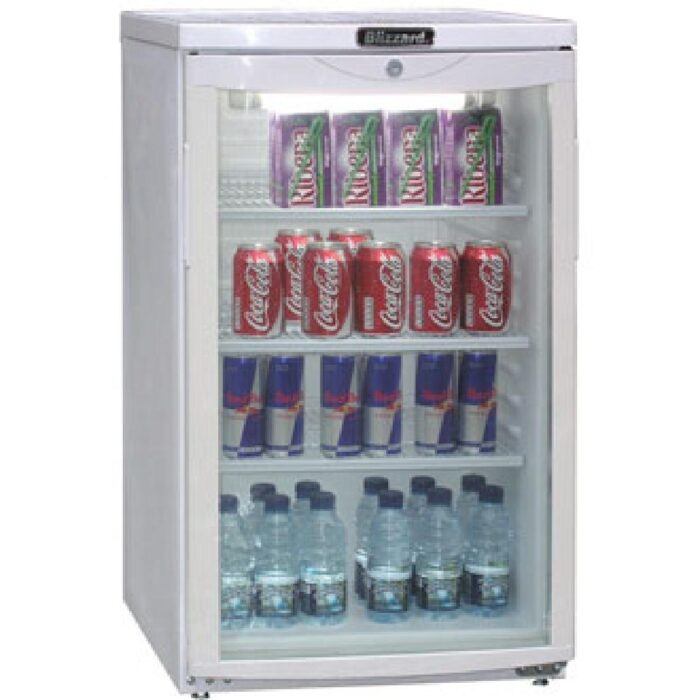 Blizzard Under Counter Display Fridge 105 Ltr