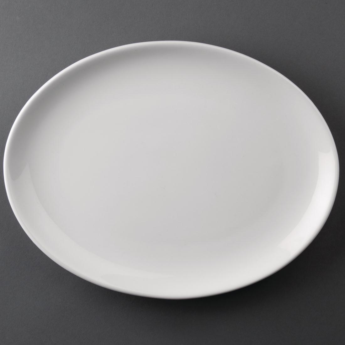 Athena Hotelware Oval Coupe Plates 254 x 197 mm