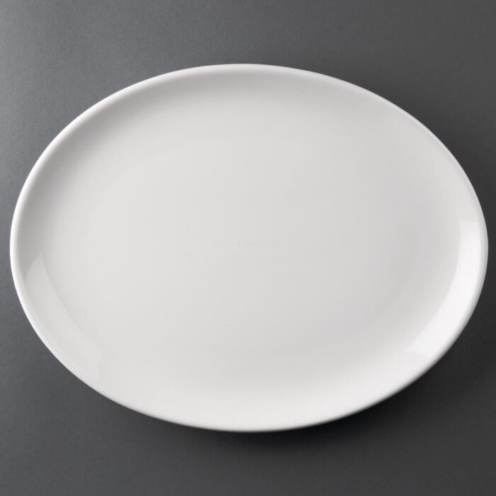 Athena Hotelware Oval Coupe Plates 305 x 241 mm