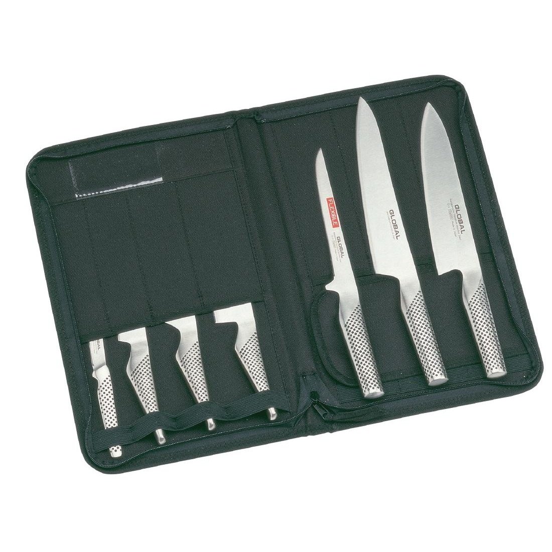 Global Knife Set with Case - 7 Piece