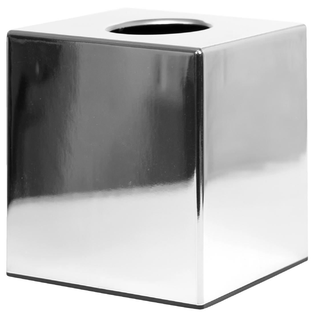 Bolero Chrome Cube Tissue Holder