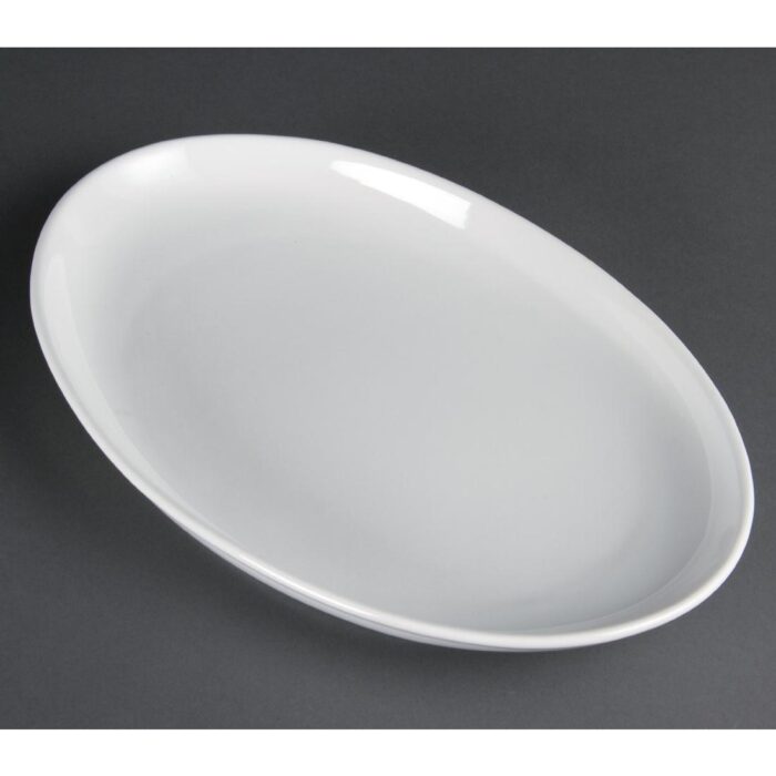 Olympia French Deep Oval Plates 365mm
