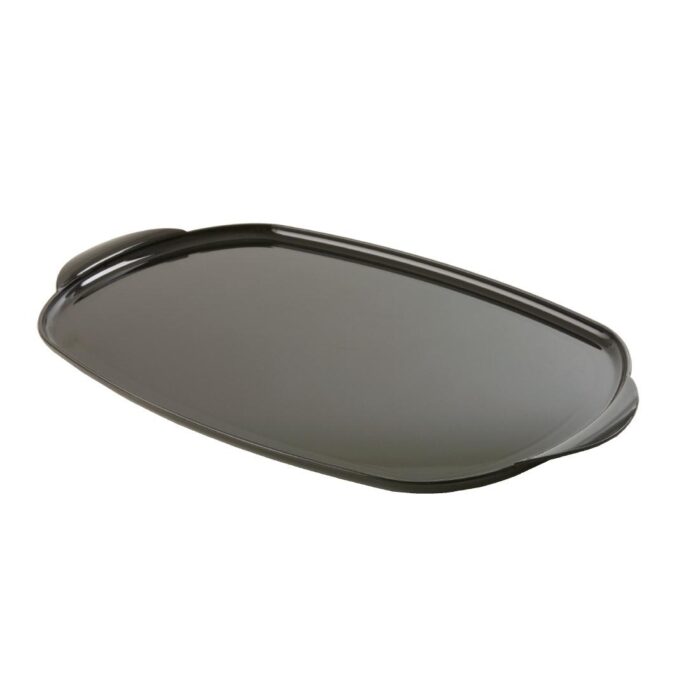 Large Black Oval Tray