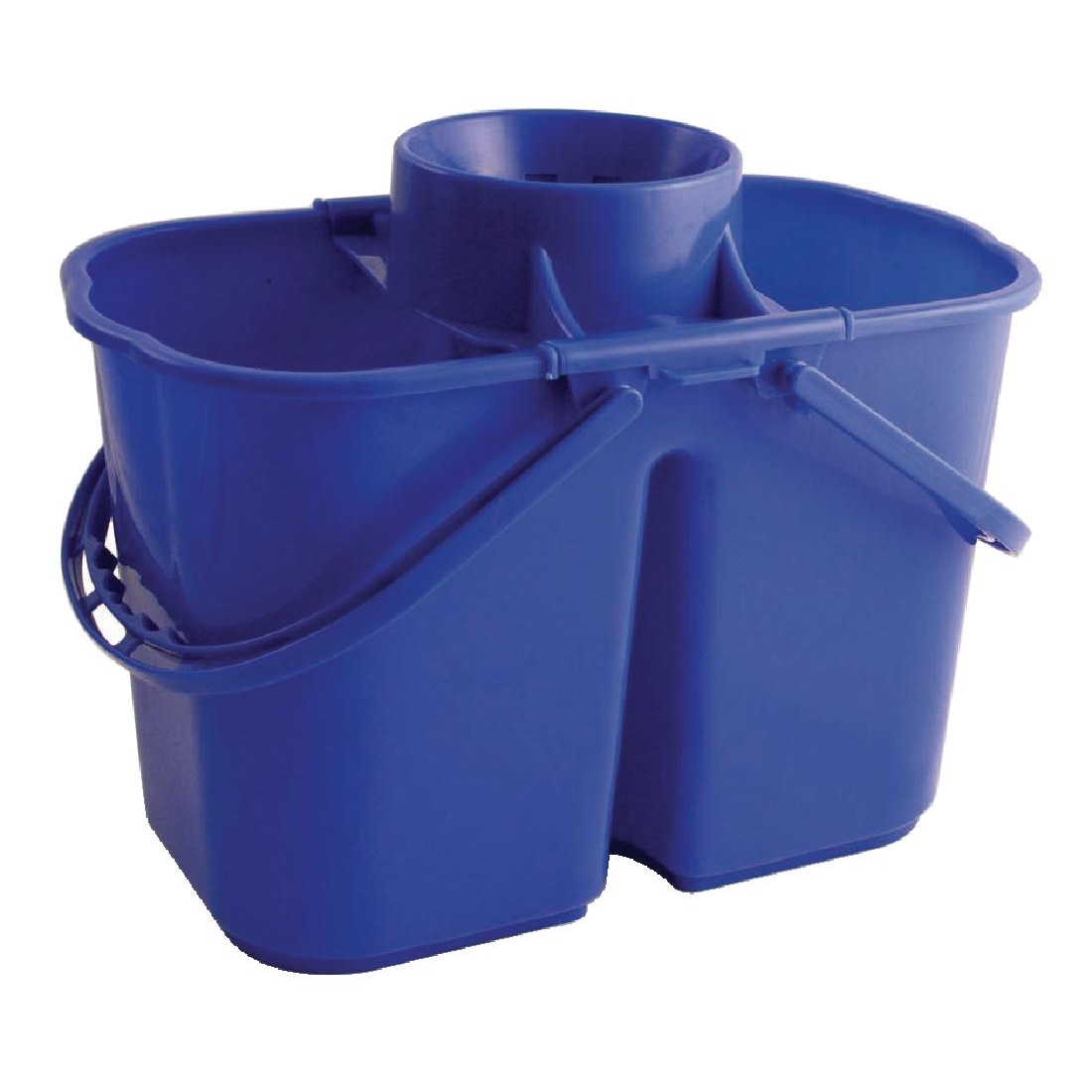 Jantex Colour Coded Twin Mop Buckets Blue