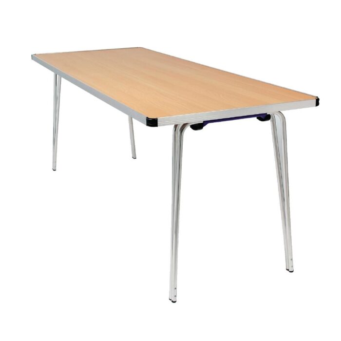 Gopak Contour Folding Table Oak 4ft