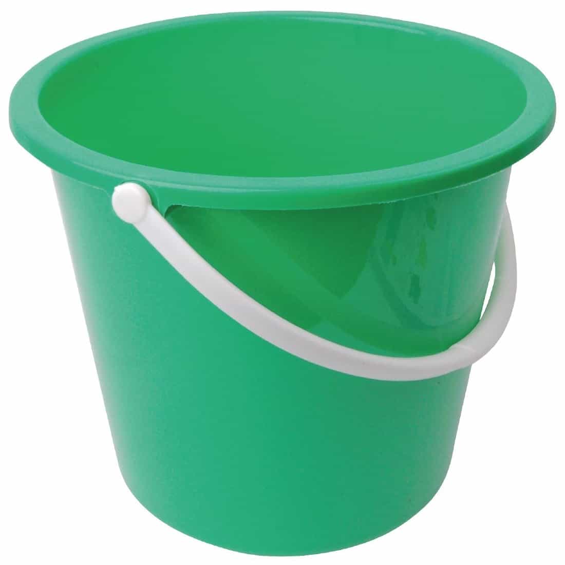 Jantex Round Plastic Bucket Green 10Ltr