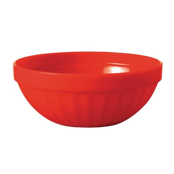 Kristallon Polycarbonate Bowls Red 102mm