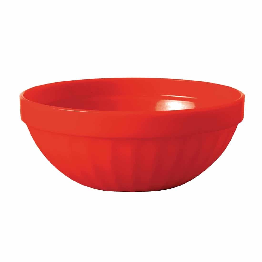 Kristallon Polycarbonate Bowls Red 102mm