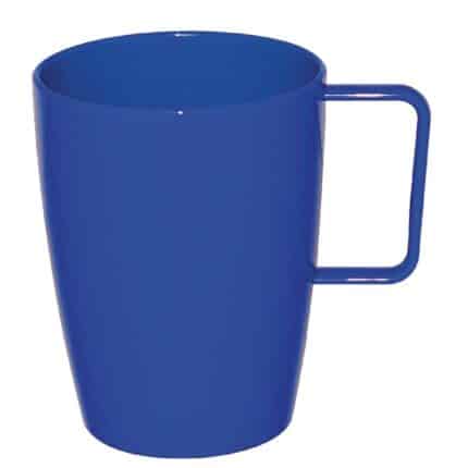 Kristallon Polycarbonate Handled Beakers Blue 284ml