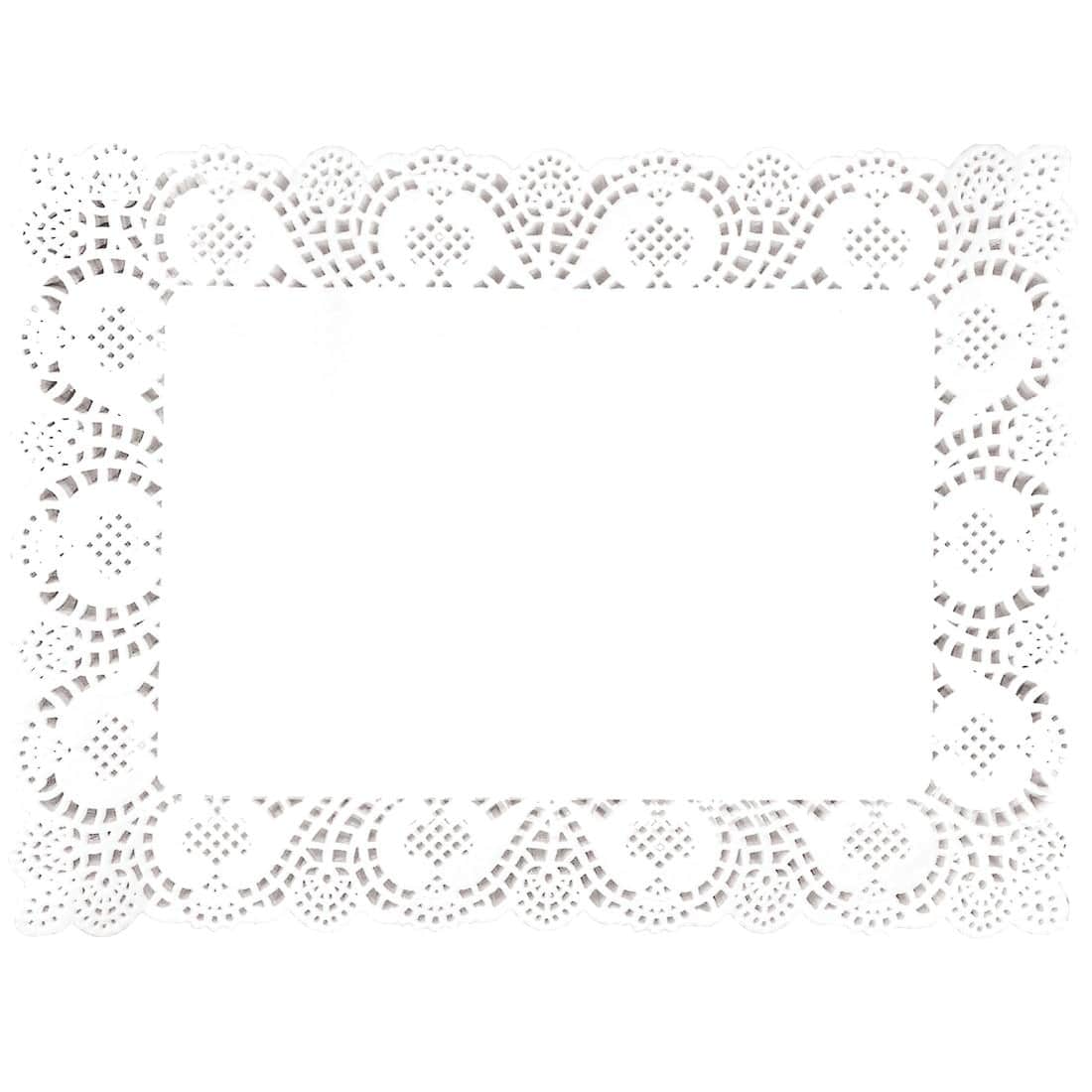 Fiesta Paper Doily Rectangular