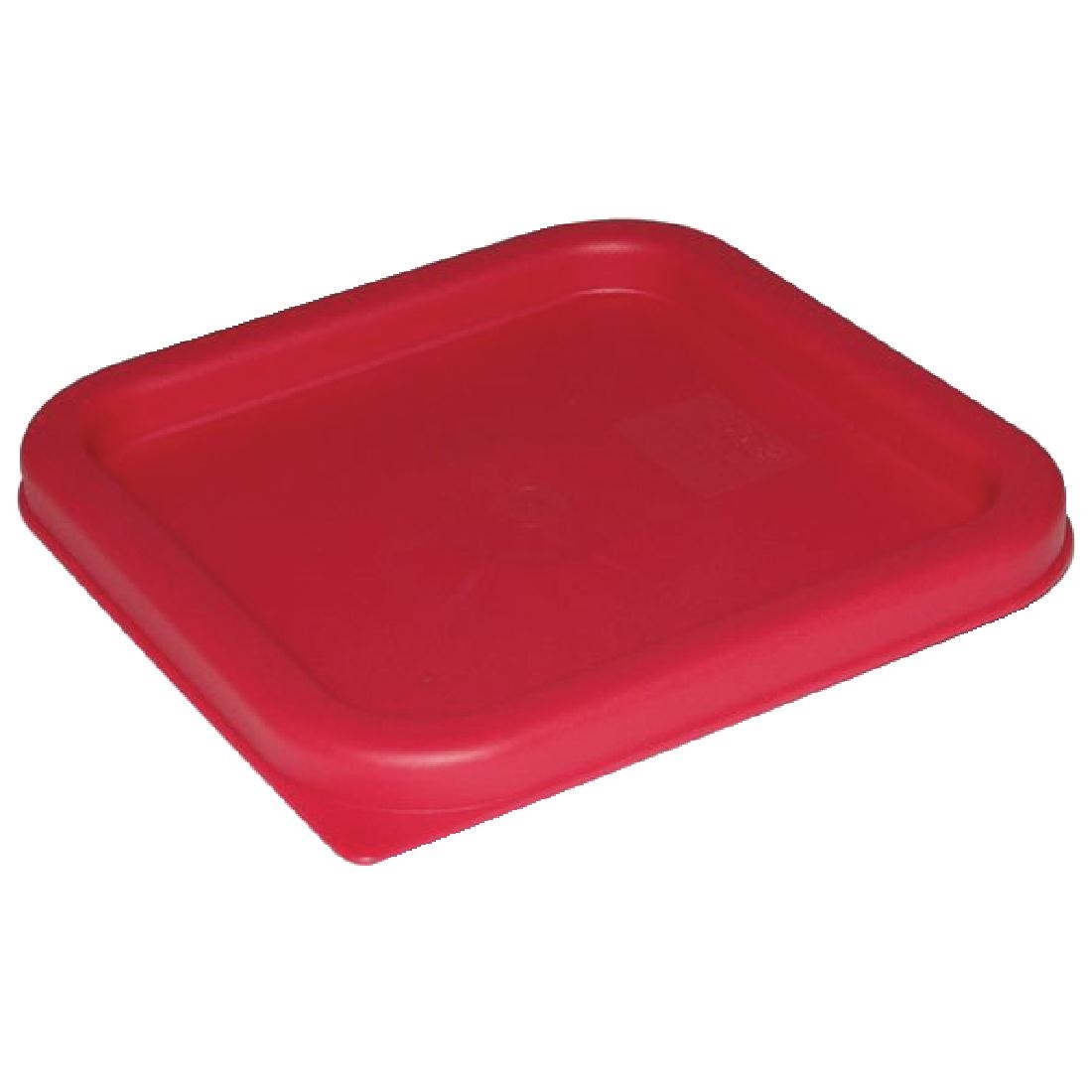 Vogue Square Lid Red Large