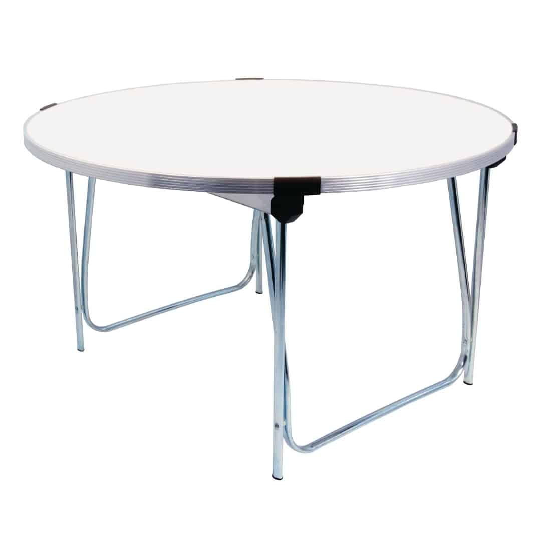 Gopak Round Table White Buffet 4ft