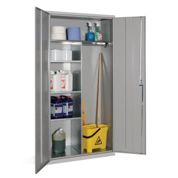 Janitorial Cupboard Grey