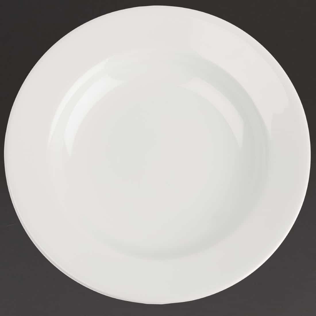 Royal Porcelain Classic White Wide Rim Plates 160mm