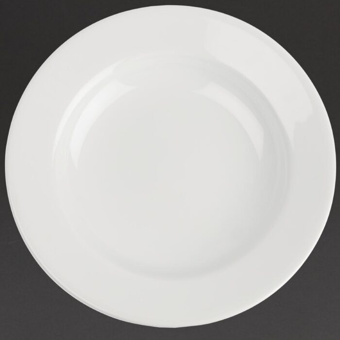 Royal Porcelain Classic White Wide Rim Plates 280mm