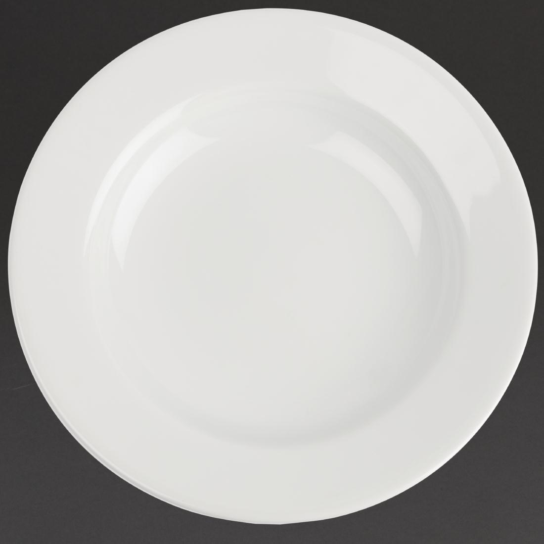 Royal Porcelain Classic White Wide Rim Plates 280mm