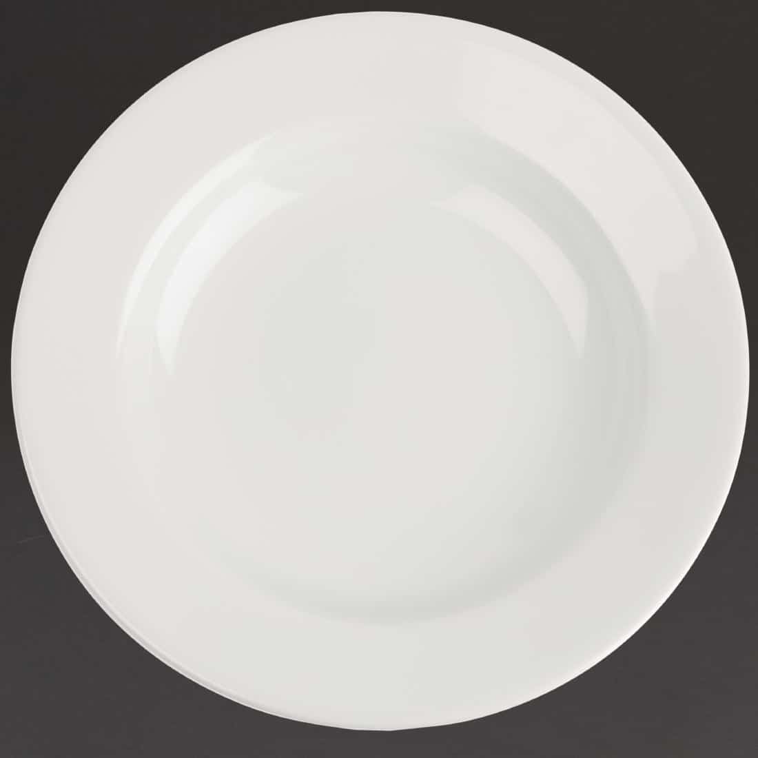 Royal Porcelain Classic White Wide Rim Plates 280mm