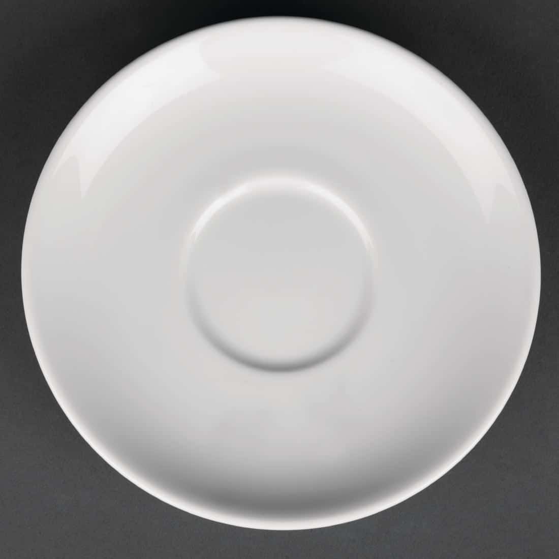 Royal Porcelain Classic White Tea Cup Saucers 150mm