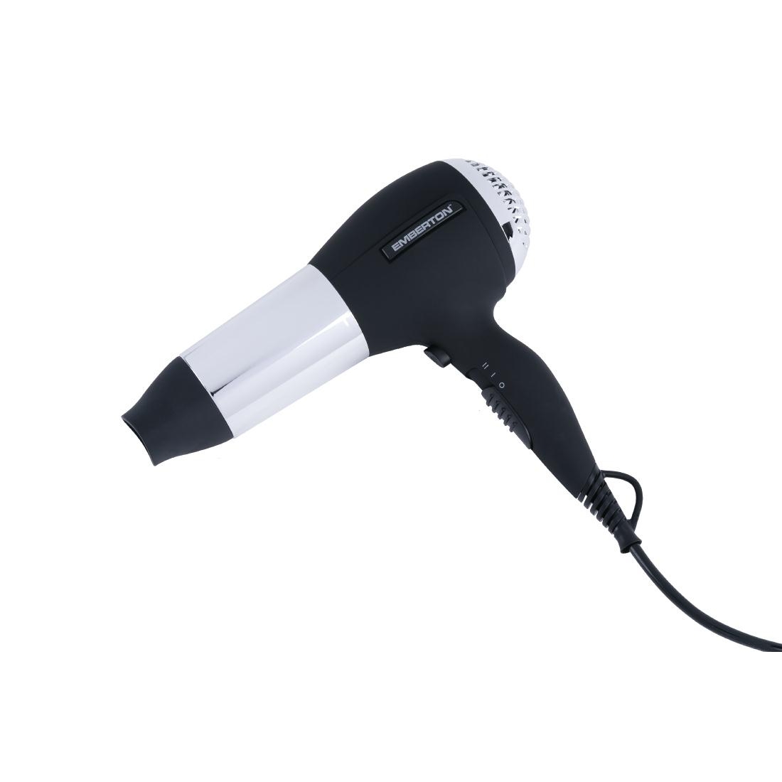 Deluxe Black and Chrome Hairdryer 1800W