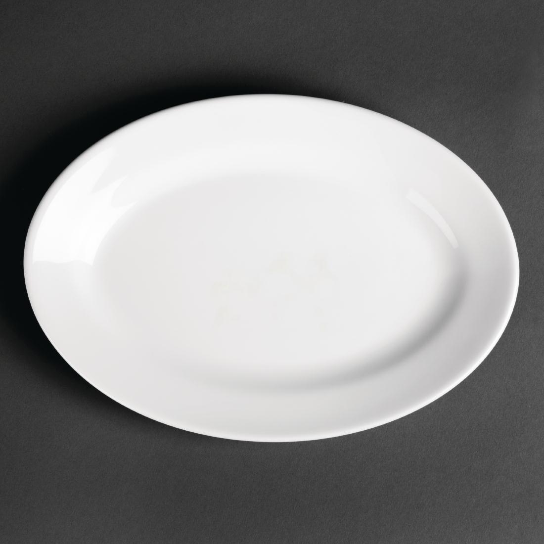 Royal Porcelain Oriental Oval Plates 230mm length