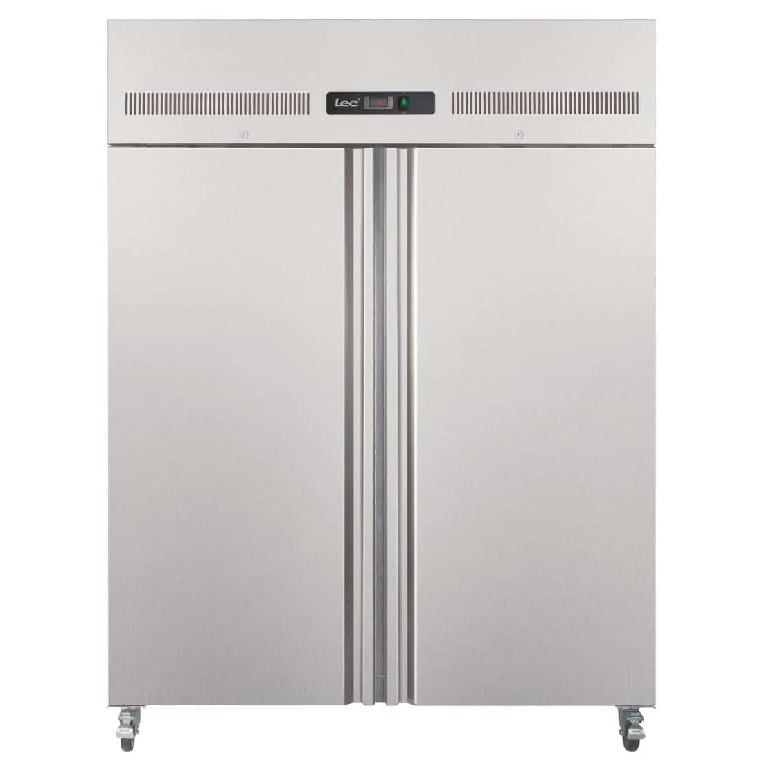 Lec Double Door Fridge Stainless Steel 1400Ltr CLGN1400ST