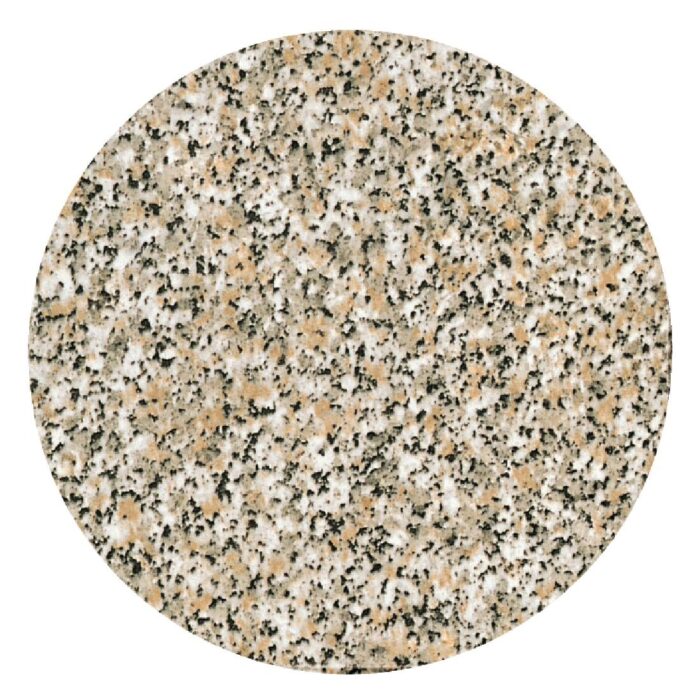 Werzalit Pre-drilled Round Table Top  Granite 800mm