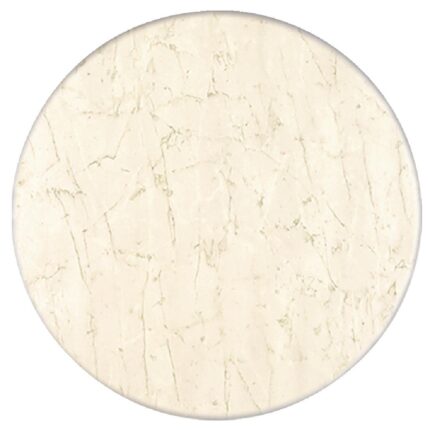 Werzalit Pre-drilled Round Table Top  Marble Bianco 600mm