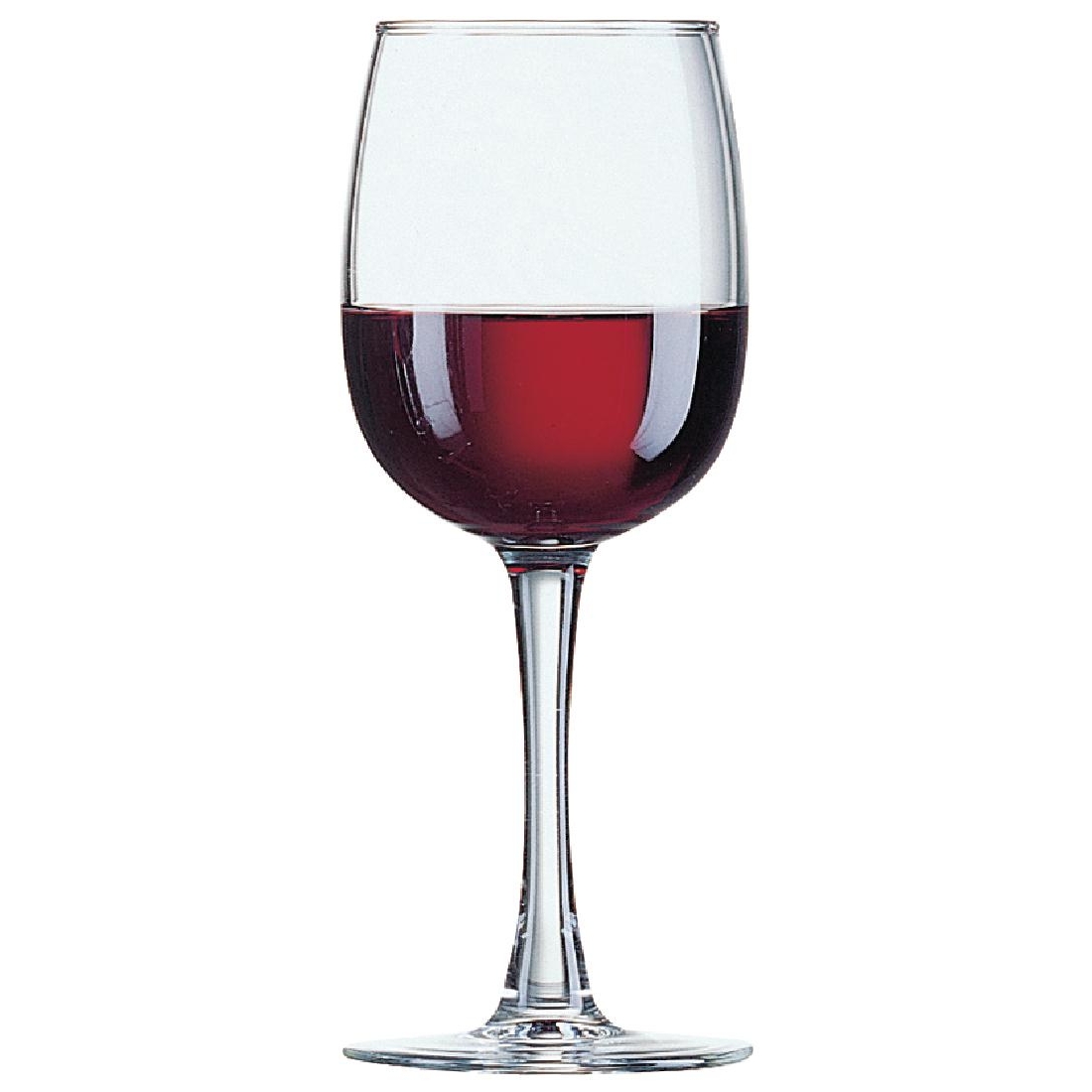 Arcoroc Elisa Wine Glasses 300ml CE Marked at 250ml