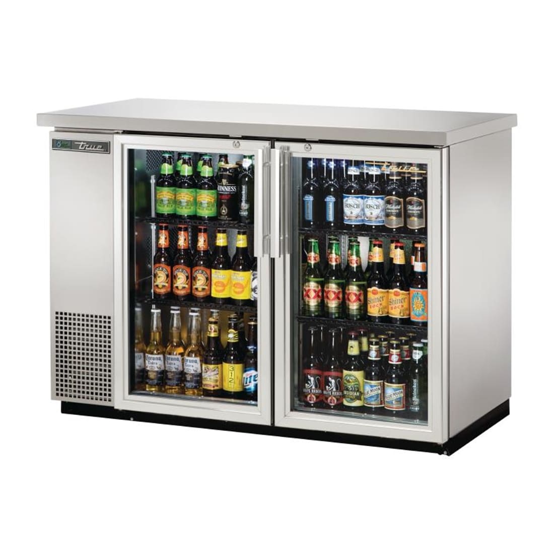 True back bar best sale cooler