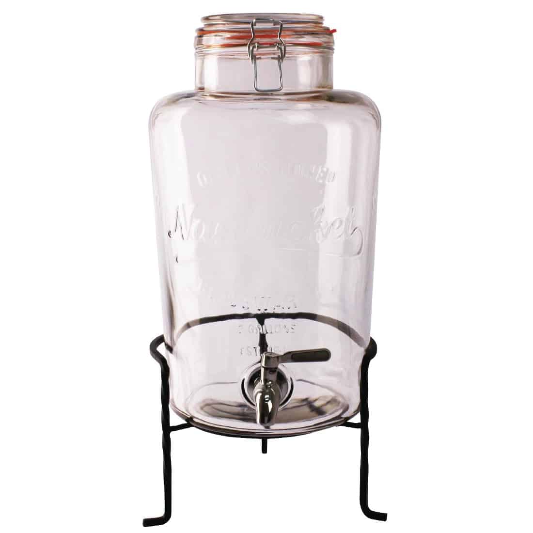 Olympia Nantucket Style Drink Dispenser with Wire Stand